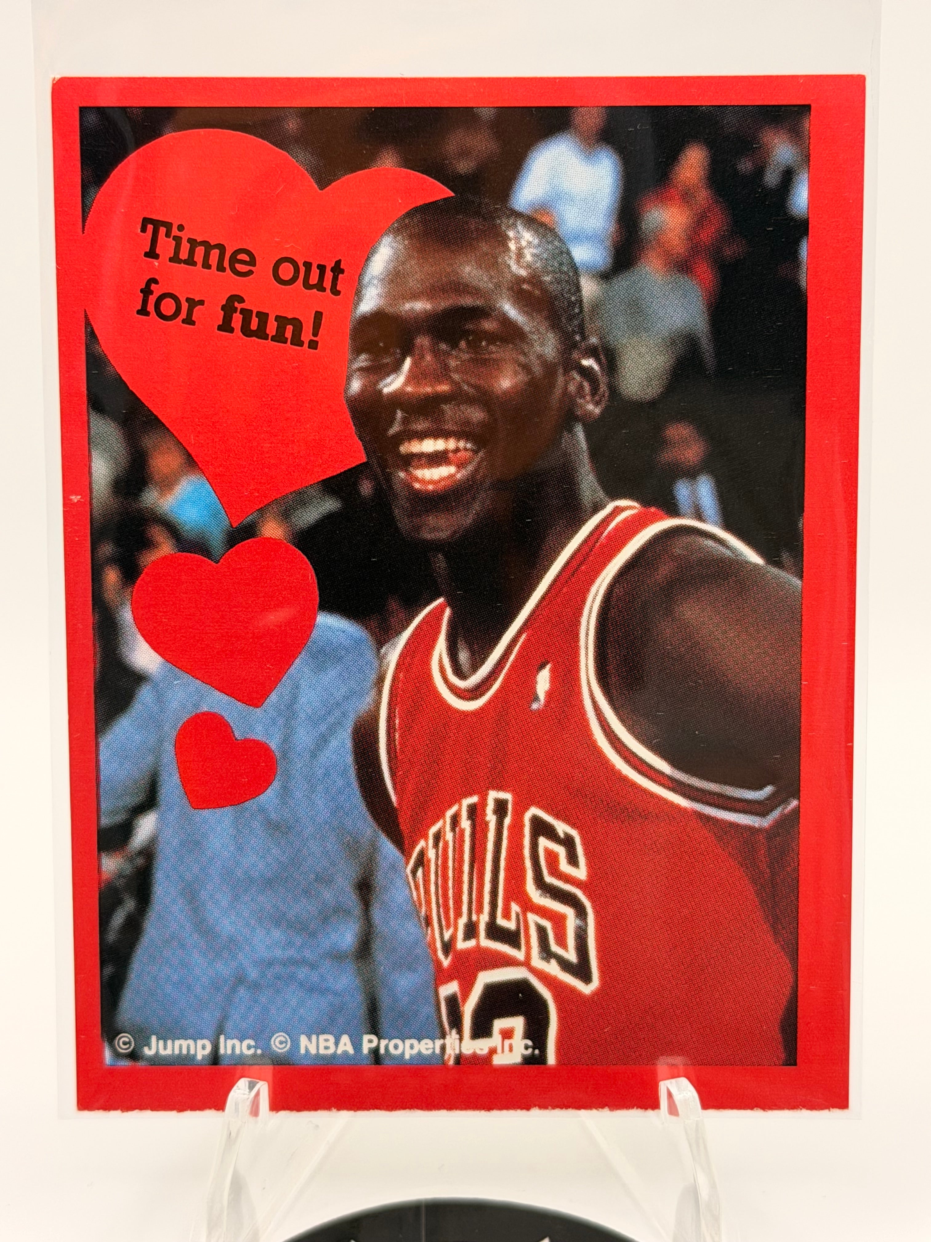 Michael Jordan Rare Valentine Cards - MINT condition