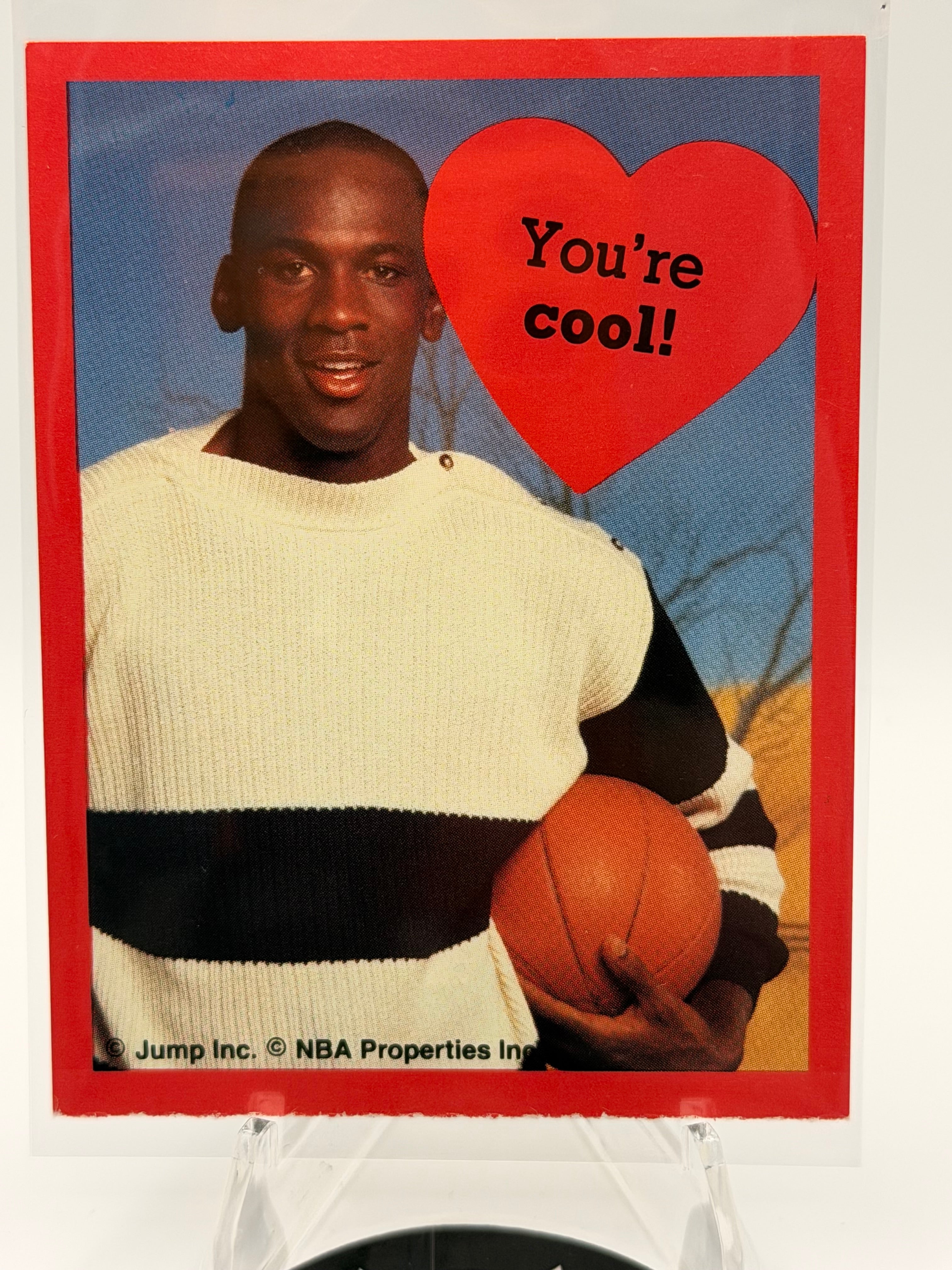 Michael Jordan Rare Valentine Cards - MINT condition