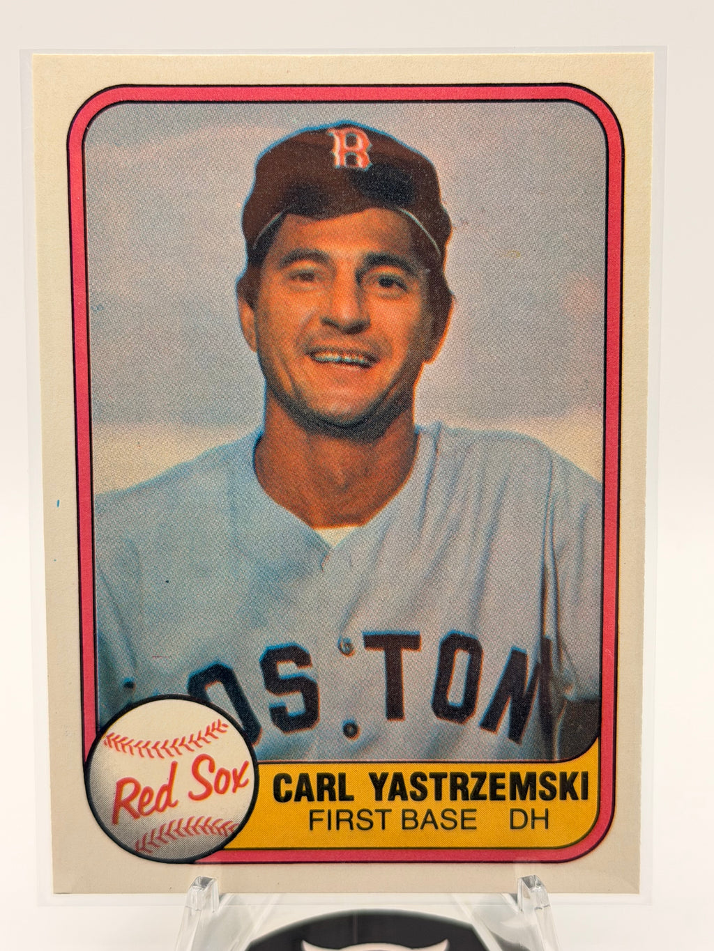 1981 Carl Yastrzemski Lot of Two Baseball Cards