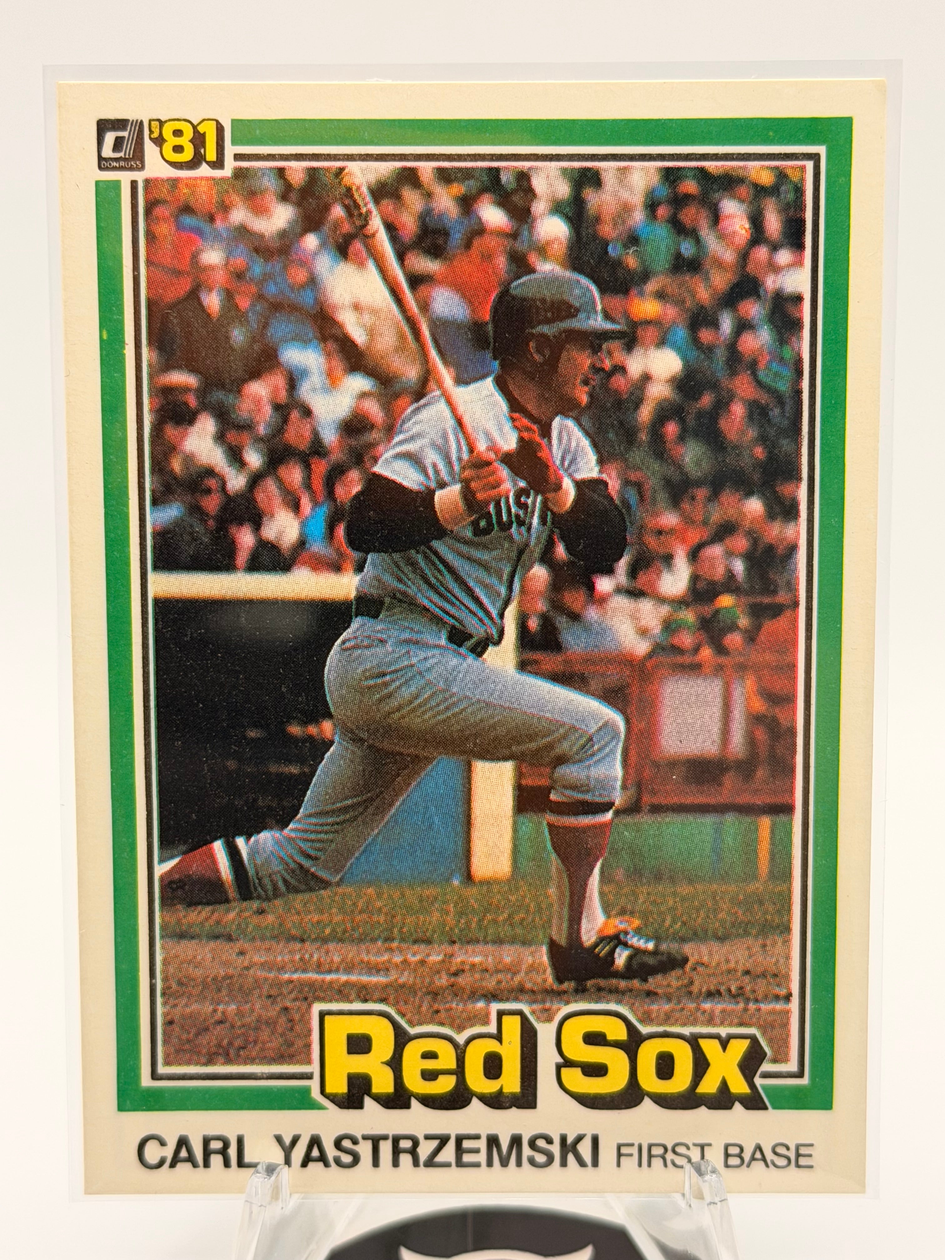 1981 Carl Yastrzemski Lot of Two Baseball Cards