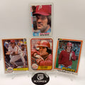 1981 and 1982 Pete Rose Baseball Card Lot (4 cards) NMT