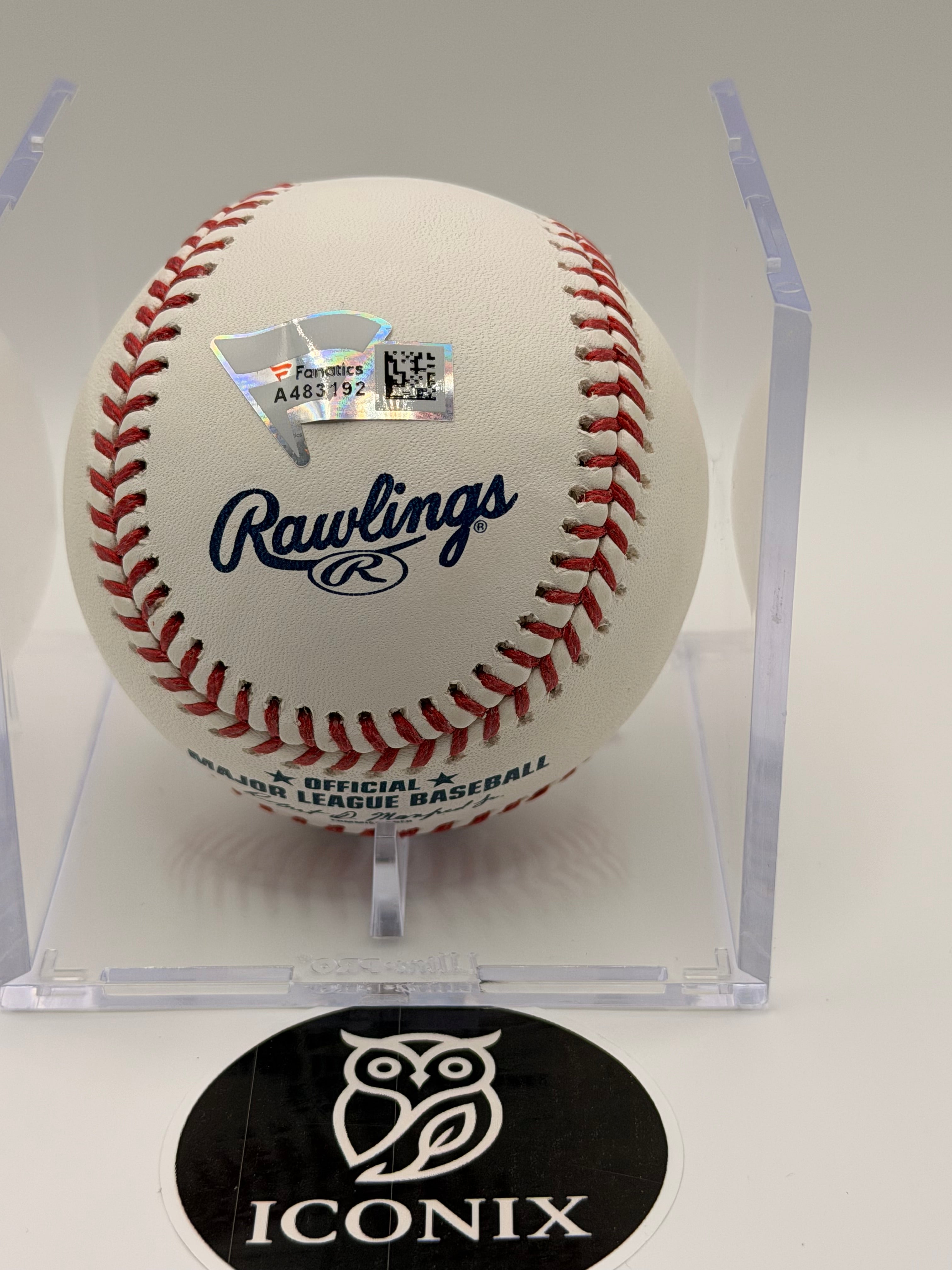 Jacob deGrom Signed Baseball MLB & Fanatics Authenticated, NY Mets, Texas Rangers