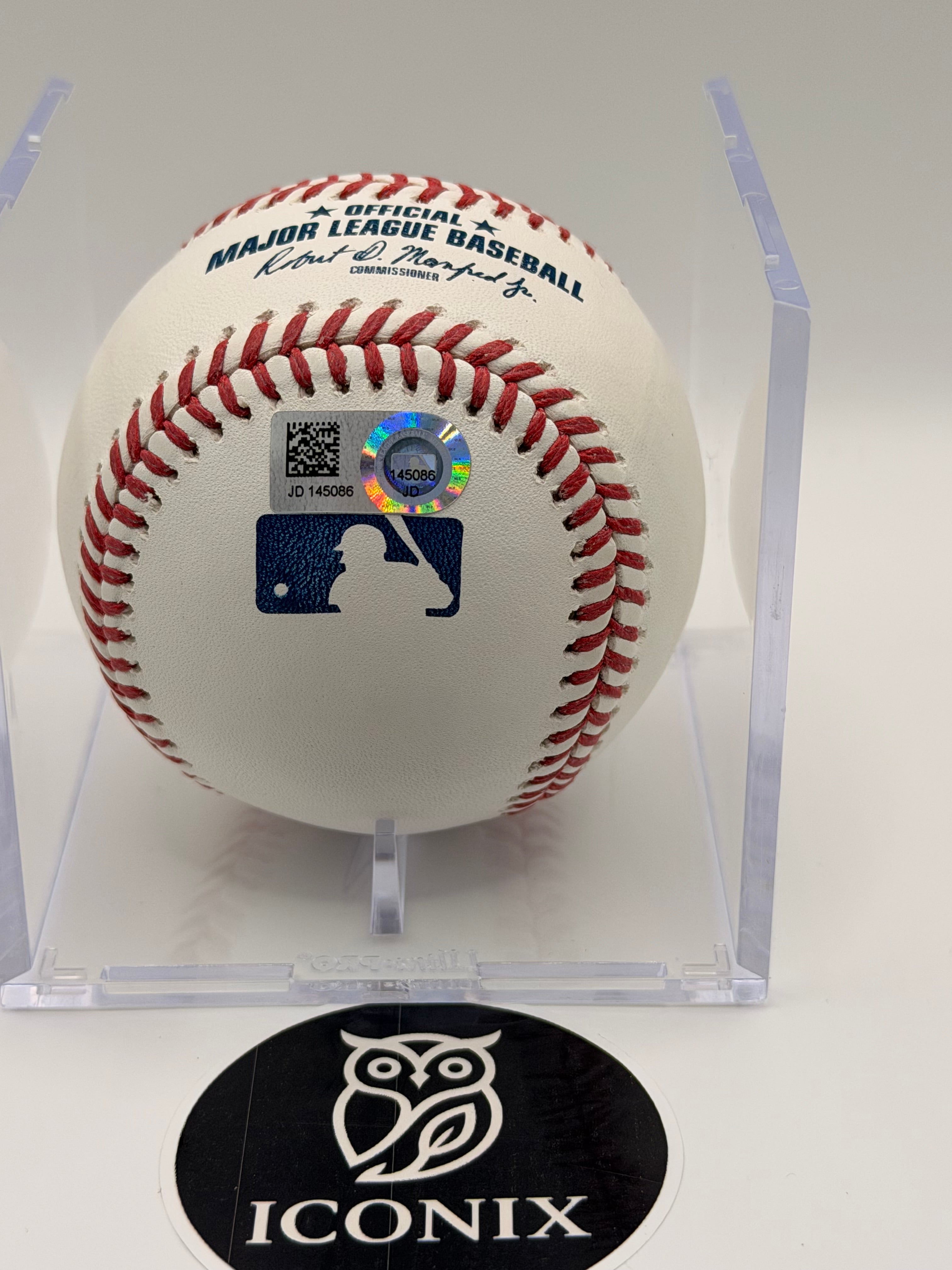 Jacob deGrom Signed Baseball MLB & Fanatics Authenticated, NY Mets, Texas Rangers